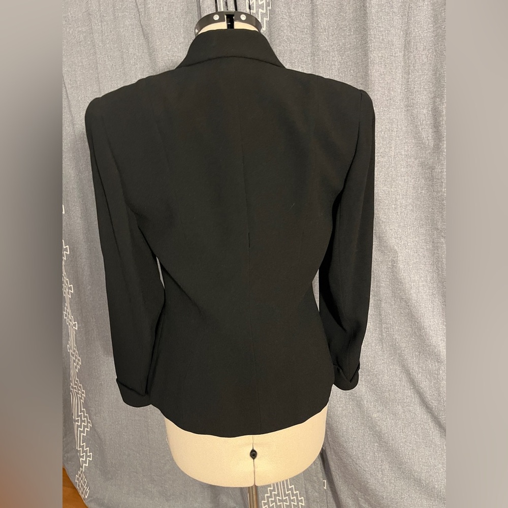 Zelda Black Women's Blazer with Beaded Design - Picture 2 of 8